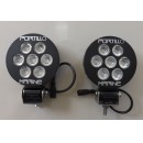 Par de Faros Aluminio LED 7, 24W,3000LM, para RZR, Lancha, Cuatris