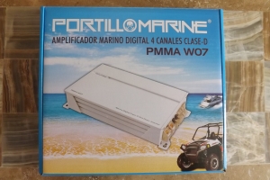 Amplificador Marino Digital 4 Canales Clase D Portillomarine
